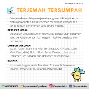 jasa translate tersumpah, jasa translate korea